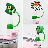 Vista 41 de Straw Cover Cap for Stanley Cup,Straw Topper Compatible for 30&40 Oz Tumbler with Handle,10mm 0.4in Dust-Proof Reusable Straw Tips Lids,Straw Tip