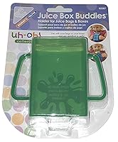 Vista 2 de Mommys Helper Juice Box Buddies - Soporte para bolsas y cajas de jugo, color azul, paquete de 2