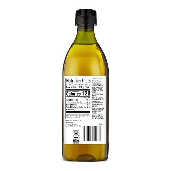 Amazon Grocery, Extra Virgin Olive Oil, 16.9 Fl Oz