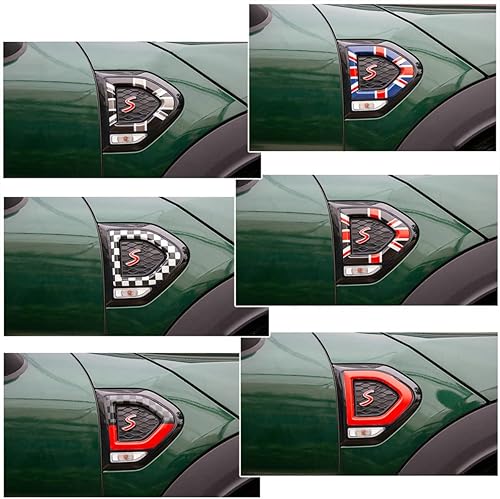 Miniatura 5 de Adhesivo decorativo para guardabarros de luz lateral de señal de giro para Mini Cooper 3 generación F60 Countryman 2017 y más accesorios decorativos
