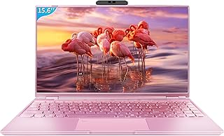 ZWYING Laptop [Win 11 & MS Office 2019] 15.6’’ FHD IPS Screen Celeron N5105 Quad Core Processor Laptop DDR4 16GB 512GB SSD Notebook 180°Opening and Closing Dual Band WiFi(16G+512GB SSD, Rose Gold)