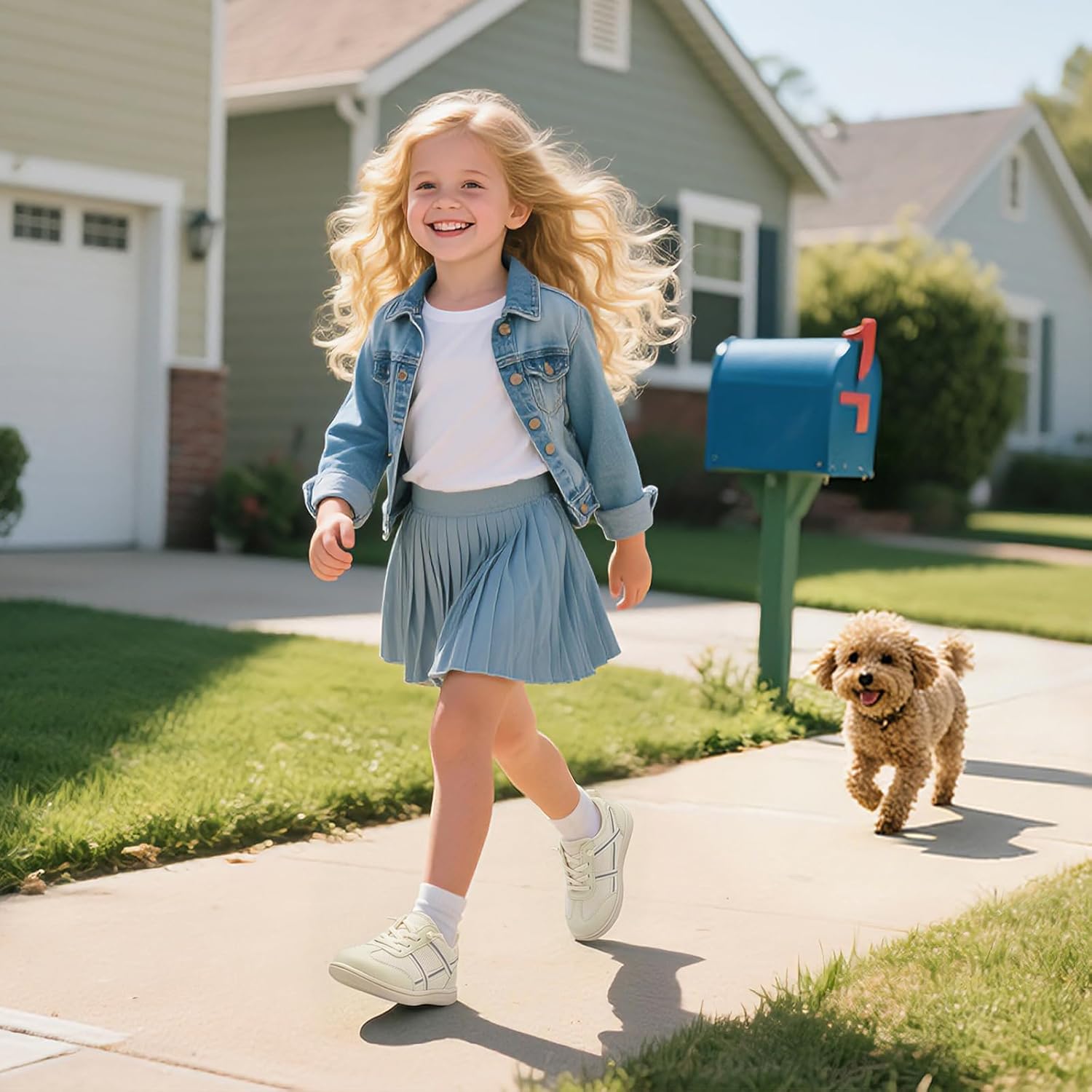 LeIsfIt Toddler Shoes Boys Girls Wide Barefoot Shoes Kids Slip on Casual Sneakers Breathable Non-Slip Sneakers for Walking Play School Tennis - Image 2