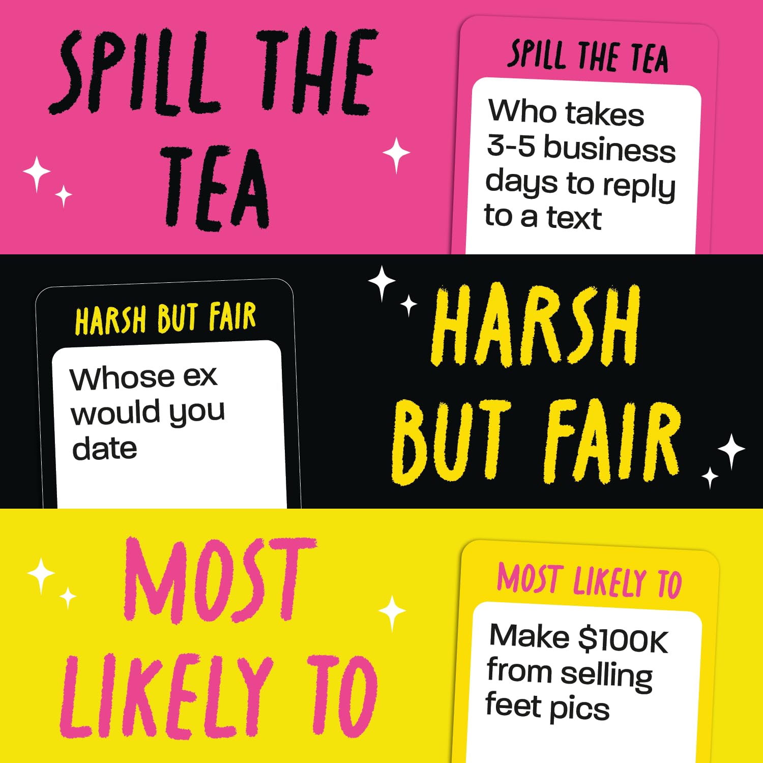 Lucky Egg Unfiltered Girls Night Games, Hilarious Galentines Day Games with 200 Outrageous Scenario Cards - Image 3
