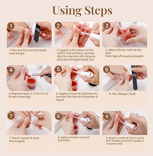 Miniatura 6 de Beetles - Kit de uñas de polvo para sumergir