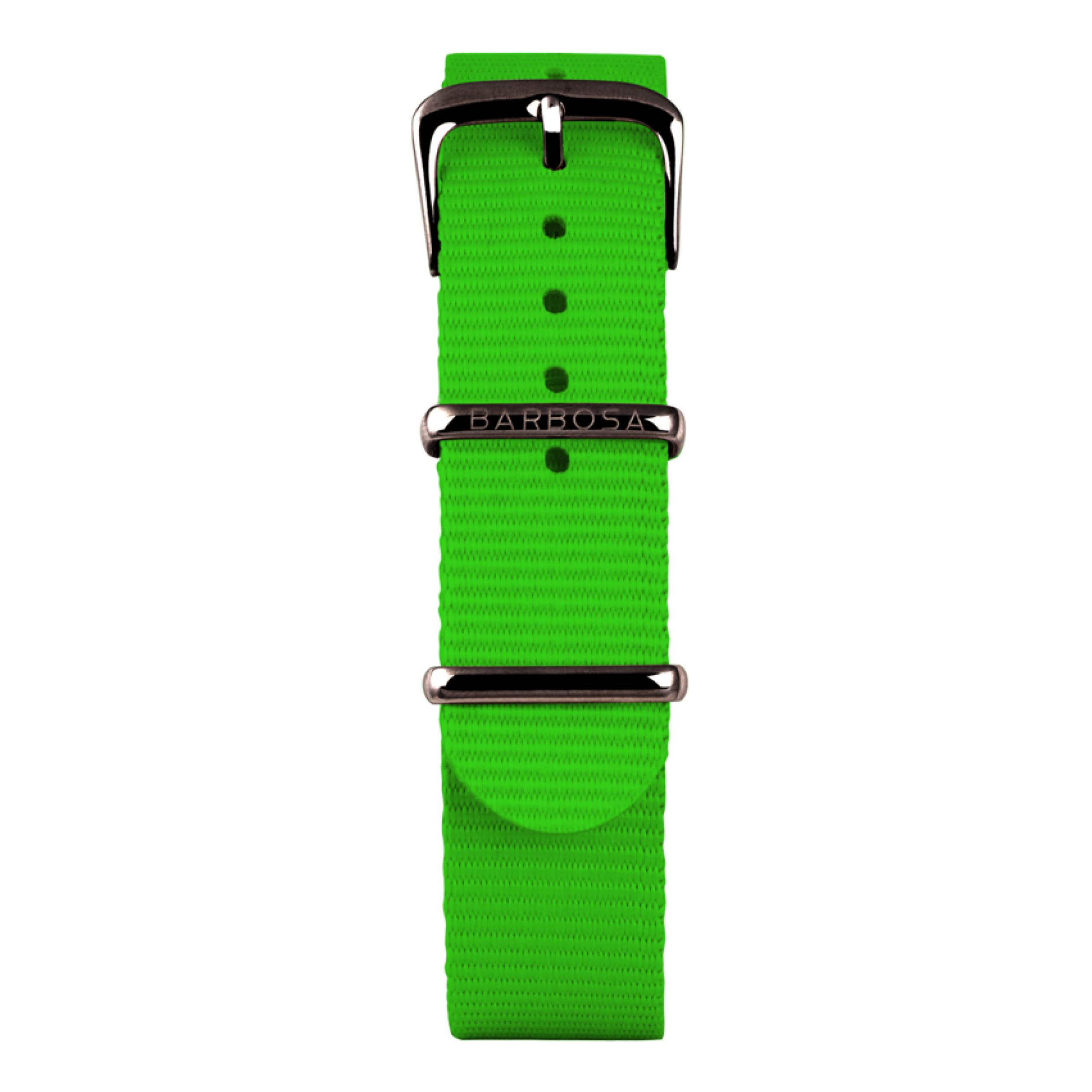 Barbosa - Orologio Sportivo Slim - Cinturino in Nylon Fluo - Swatch Minimale - Unisex