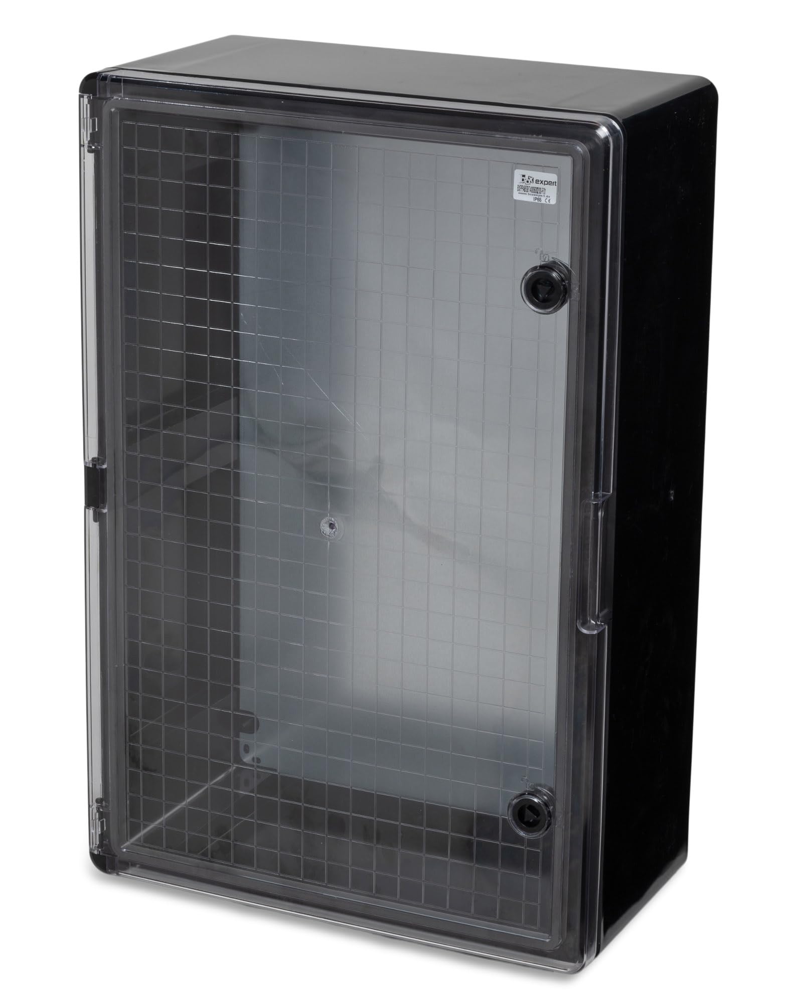 BOXEXPERT caja de distribucion exterior IP65 ABS 700x500x250mm Fleet, impermeable, armario electrico/mural, caja industrial vacia, negro