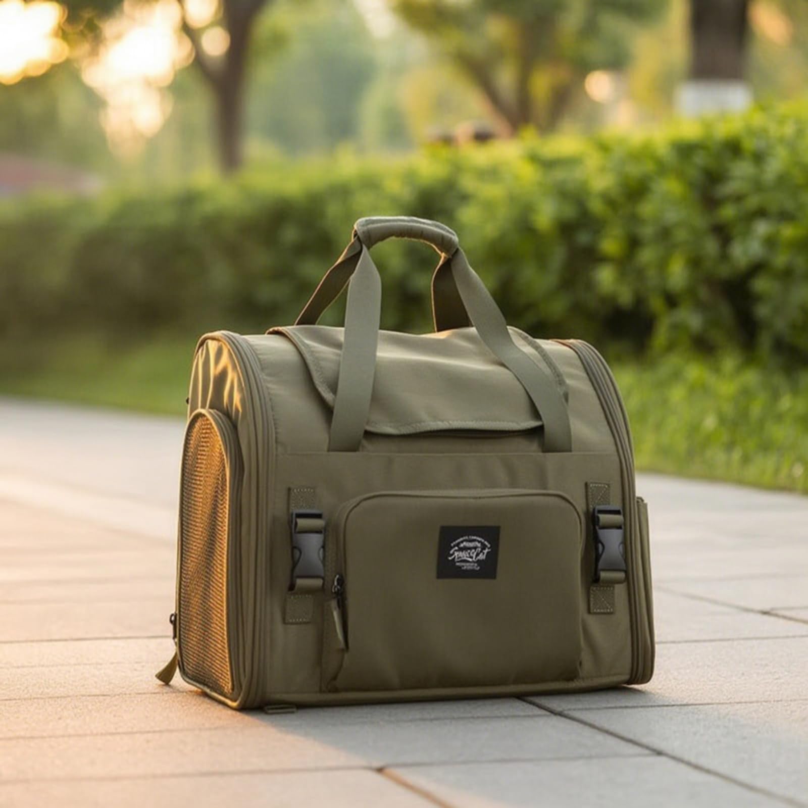 Zaino Trasportino per Animali Domestici Zaino Borsa Pet Carrier Espandibile con Comodo Spazio Tridimensionale E, 紫色双肩款, Zaino Per Animali Domestici Con Spallacci, Modello Medio