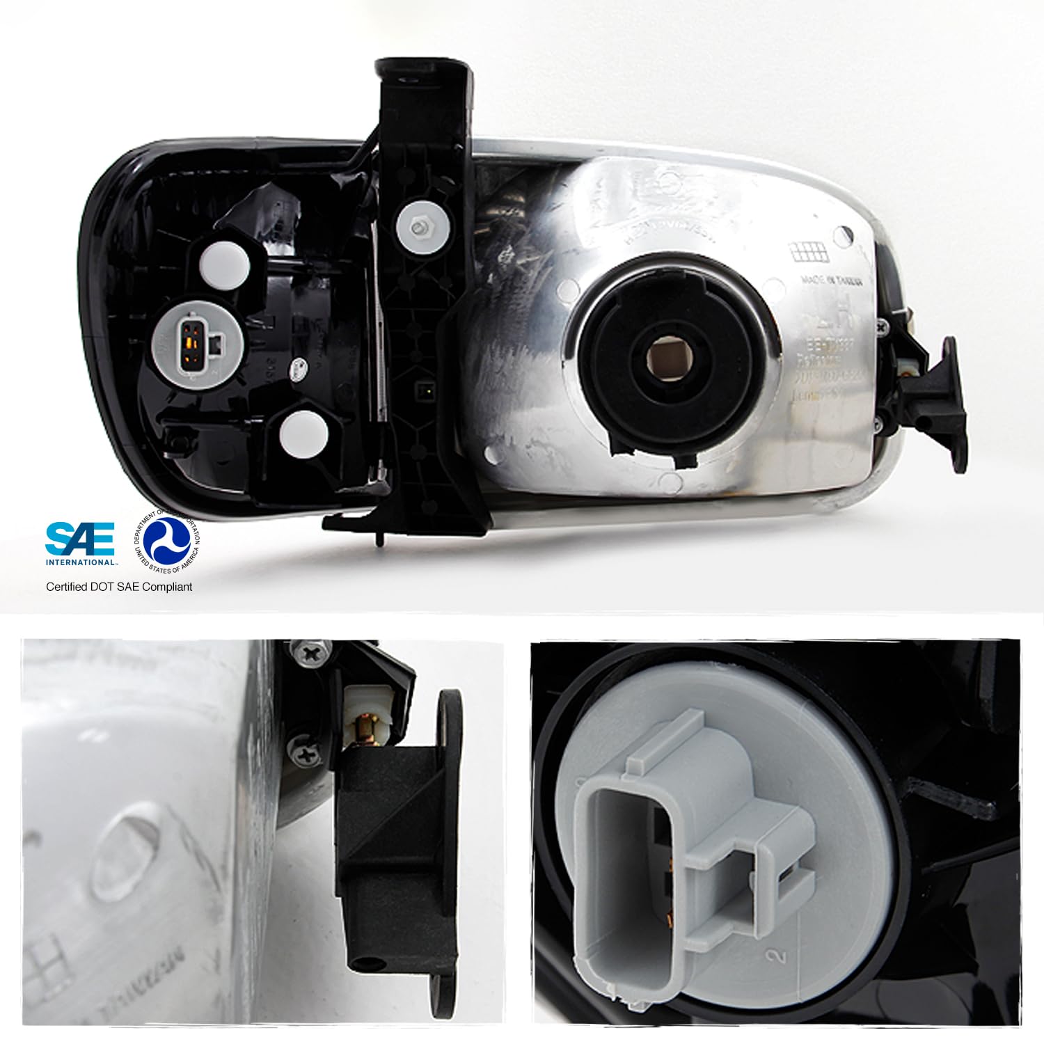 AKKON - For 2000 2001 2002 2003 2004 Toyota Tundra Regular | Access Cab Headlights w/Corner Lights LH + RH Pair