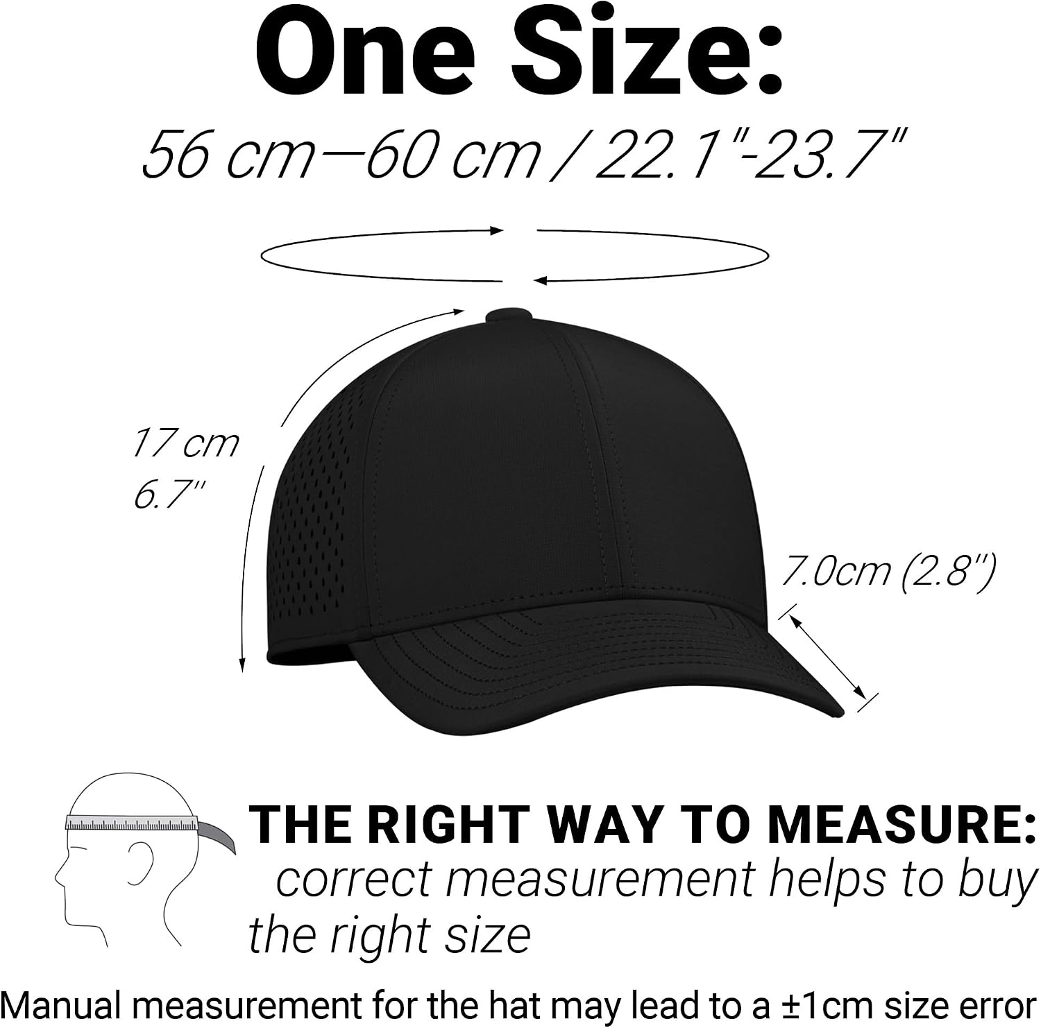 Performance Snapback Hats for Men Women,6 Panel Baseball Cap,Golf,Running,Workout
