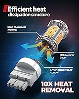 Vista 5 de Torchbeam 3157 - Bombillas LED ámbar con resistencia externa para luces de señal de giro, 600% más brillantes 3156 3056 3356 3057 4157 3457 4156