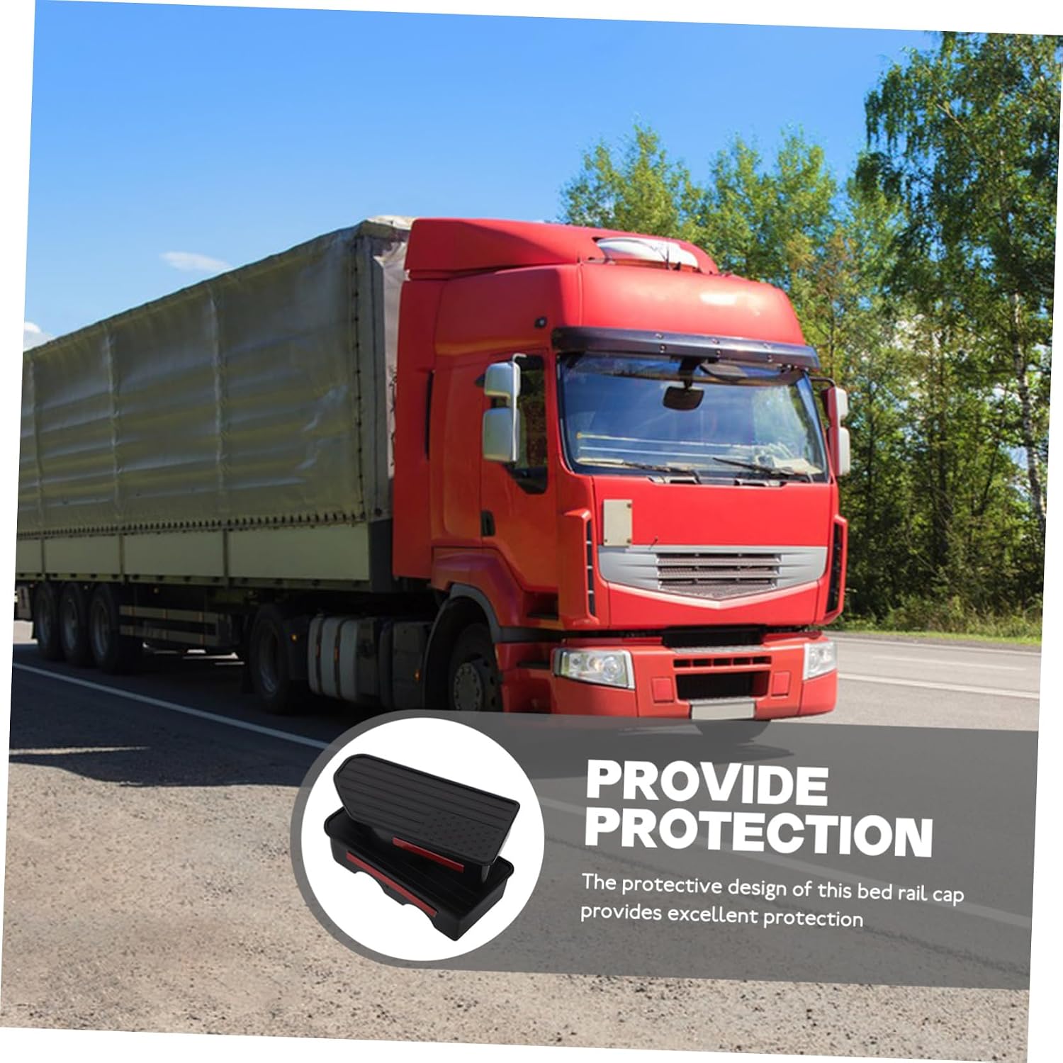 MAGICLULU 1pair Stake Pocket Cover for Ram Truck Bed Rail Cap Material Easy Install Pickup Truck Accessories