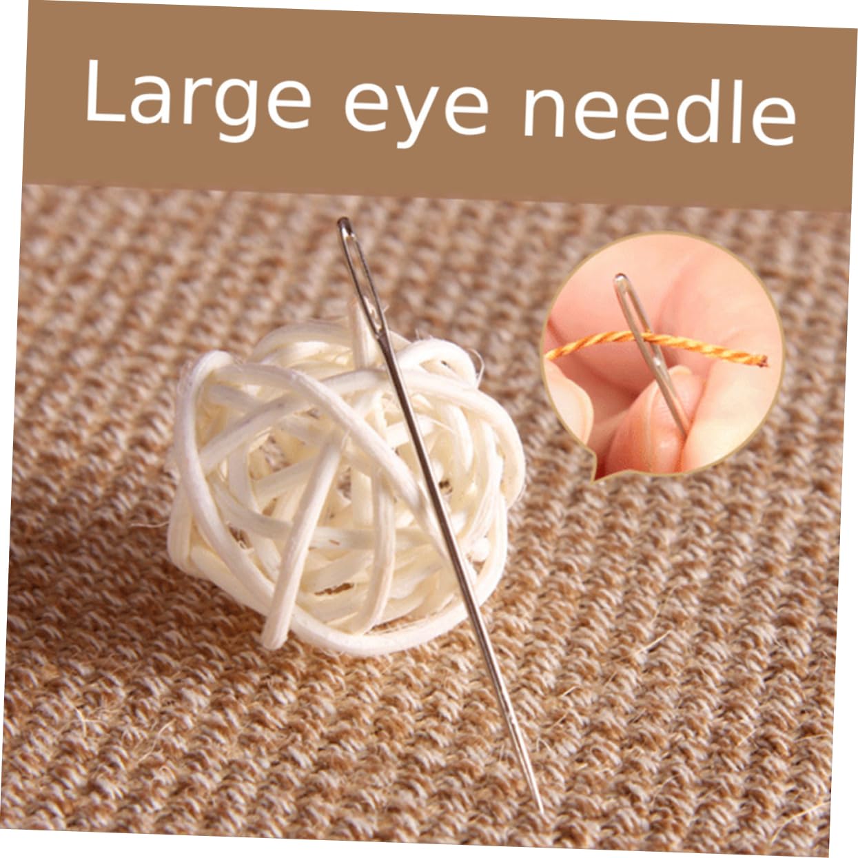 Gogogmee Knit Set 9 Sizes Big Hole Steel Durable for Clothing Quilt Knitting Projects