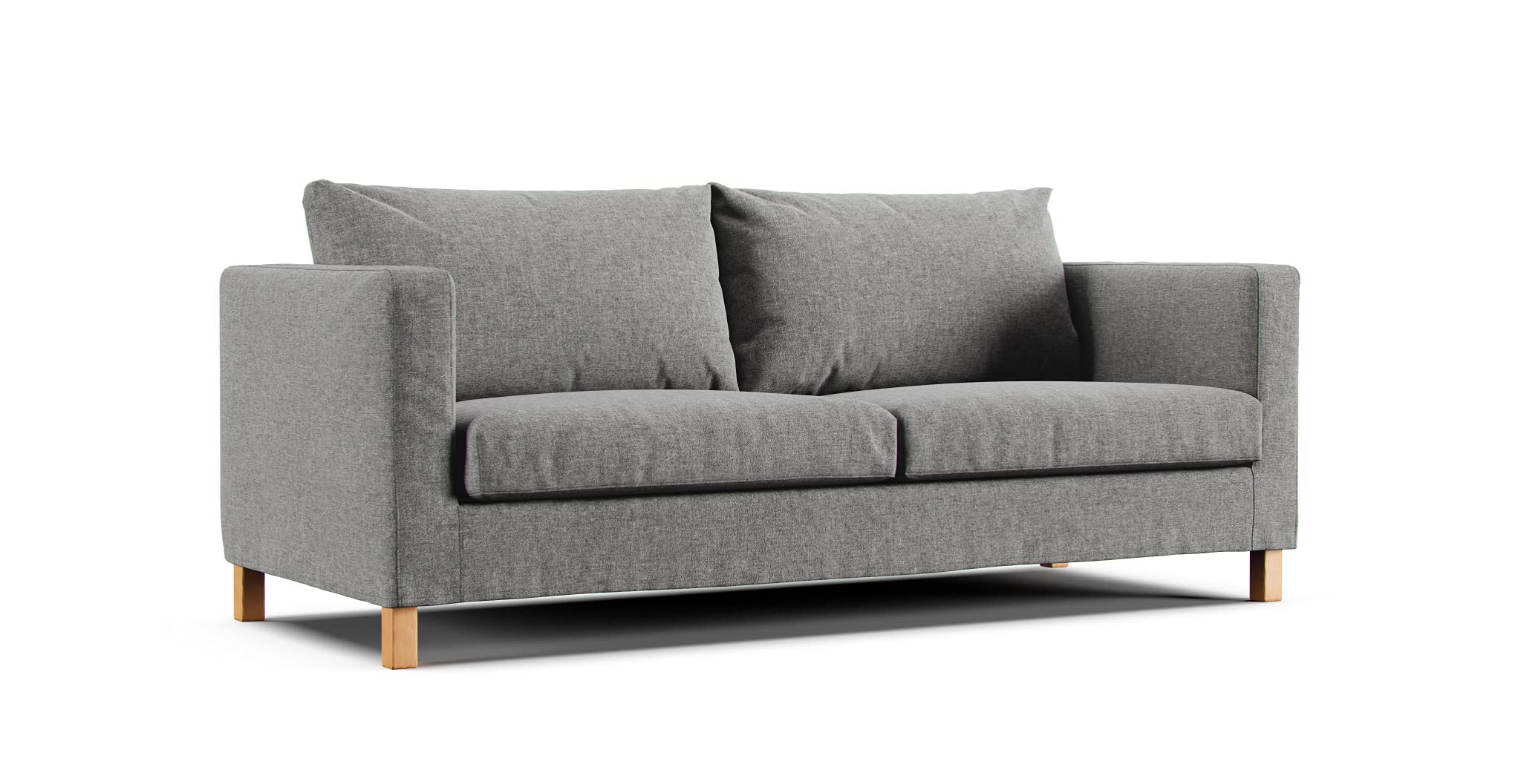 COMFORT WORKS Custom Slipcover Replacement for IKEA Karlstad Sofa (Grey