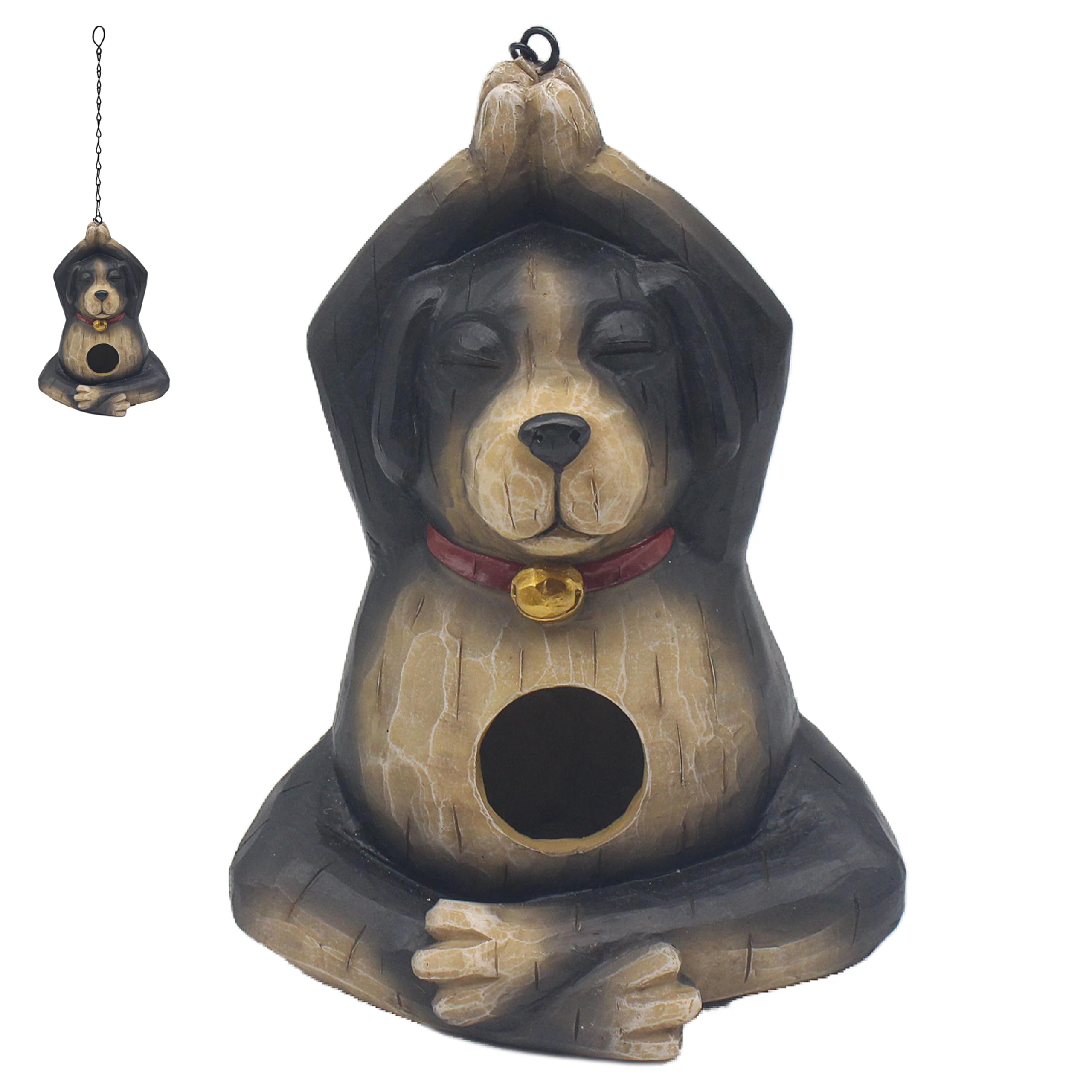 Lesser & Pavey Bird House Dog By Bird Houses Hanging Ornaments For Room & Home Decor