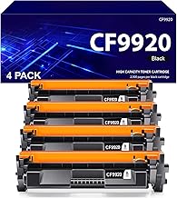 Hanink Reliable Black Toner Cartridge CF9920 For Laser Printers 4 Pack