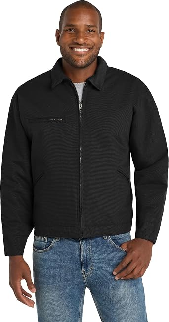 CornerStone Unisex Duck Cloth Work Jacket | Zip Up Outerwear for Men & Women, Durable Construction, Multiple Pockets