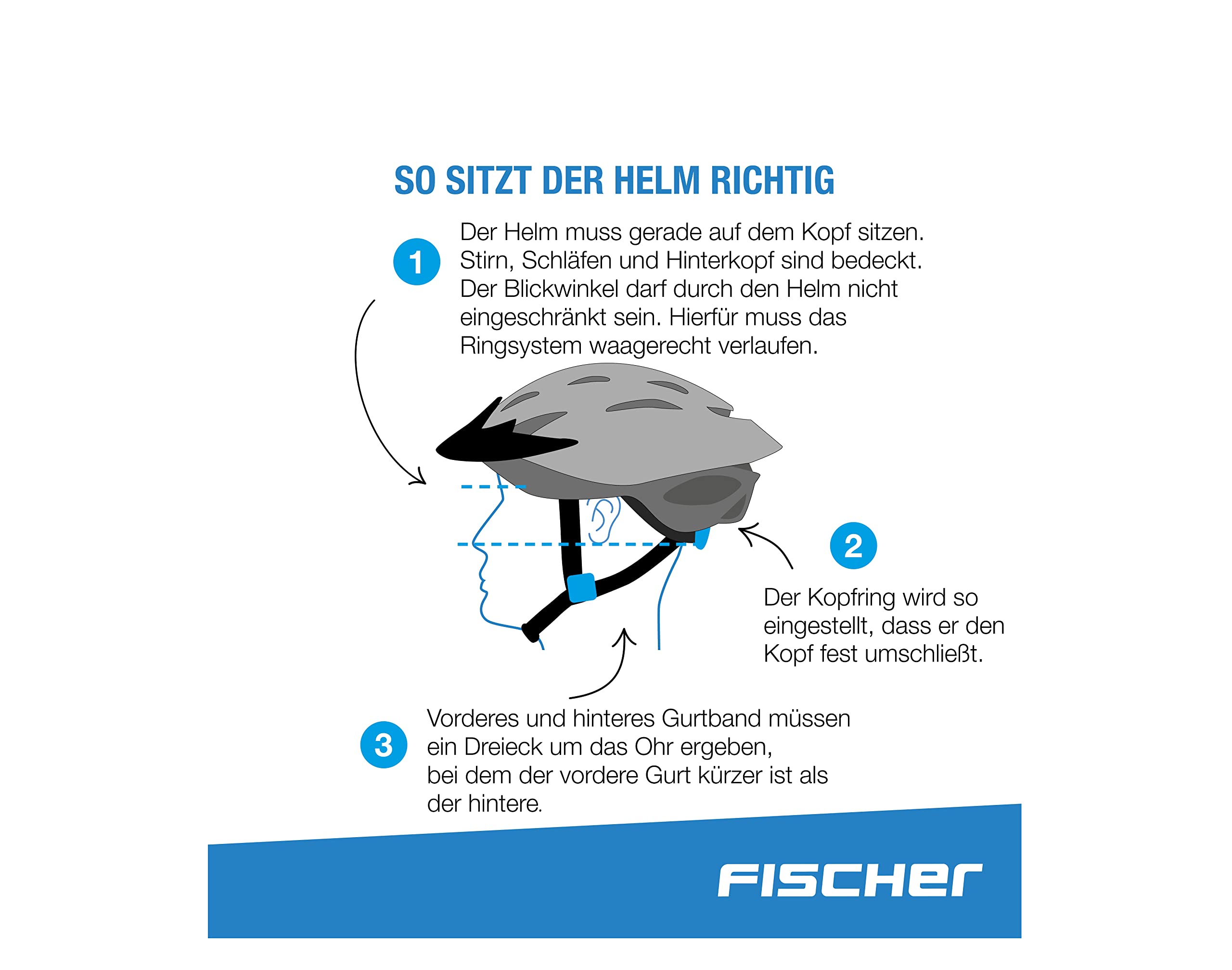 FISCHER Ragazzi BMX Track Casco da bicicletta