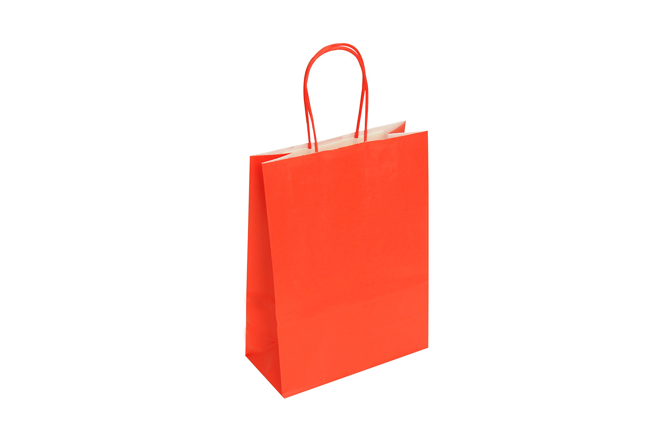 Carte Dozio - Red Paper Shopper, Twisted Handle, f.to cm 18+8x24, cf 25 pcs