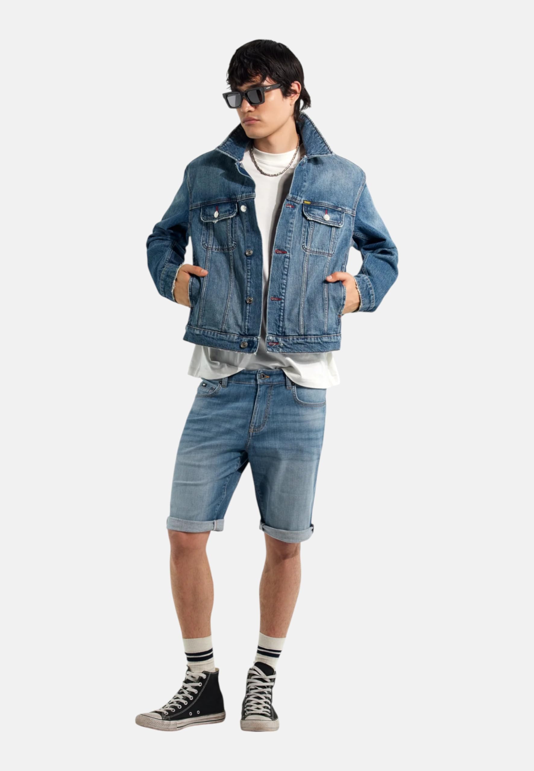 gas Uomo Pantaloncini Jeans Cotone 370271021999