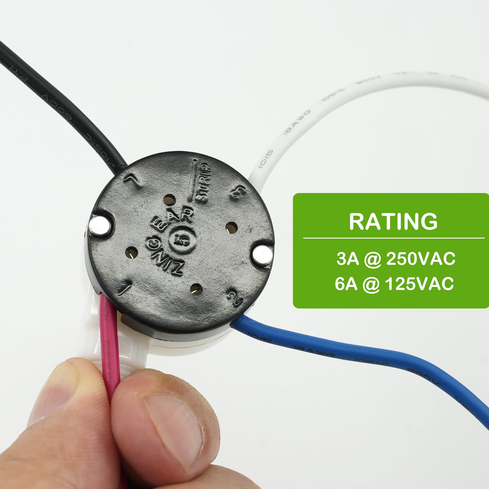 YukiHalu Ceiling Fan Pull Chain Switch 3 Speed 4 Pre-Install -4