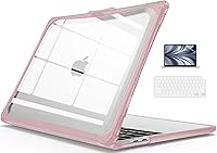 Vista 16 de IBENZER Hexpact Funda protectora para MacBook Air de 13 pulgadas 2026 2025 2024 2023 2022 M4 A3240 M3 A3113 M2 A2681, funda resistente y cubierta