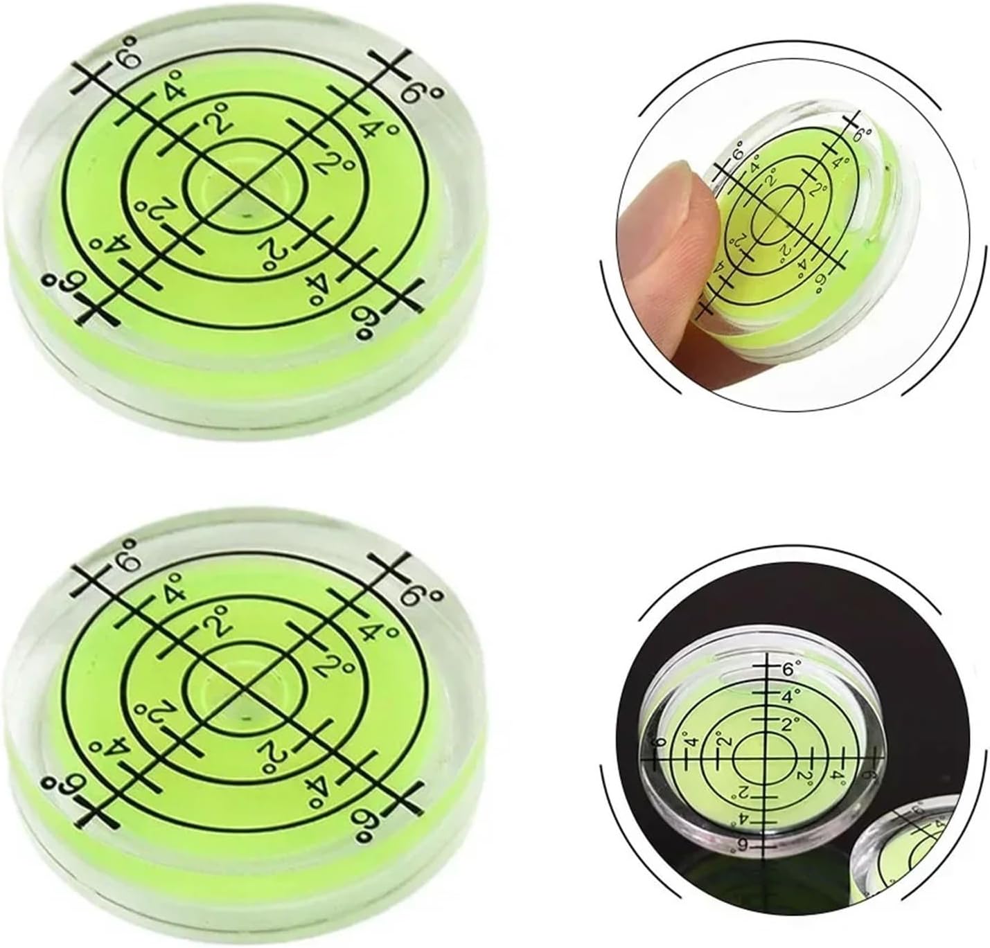 2PCS Mini Bubble Level 20°-30° Accuracy Bubble Level Horizontal Precision Spirit Bubble Level Measuring Tool