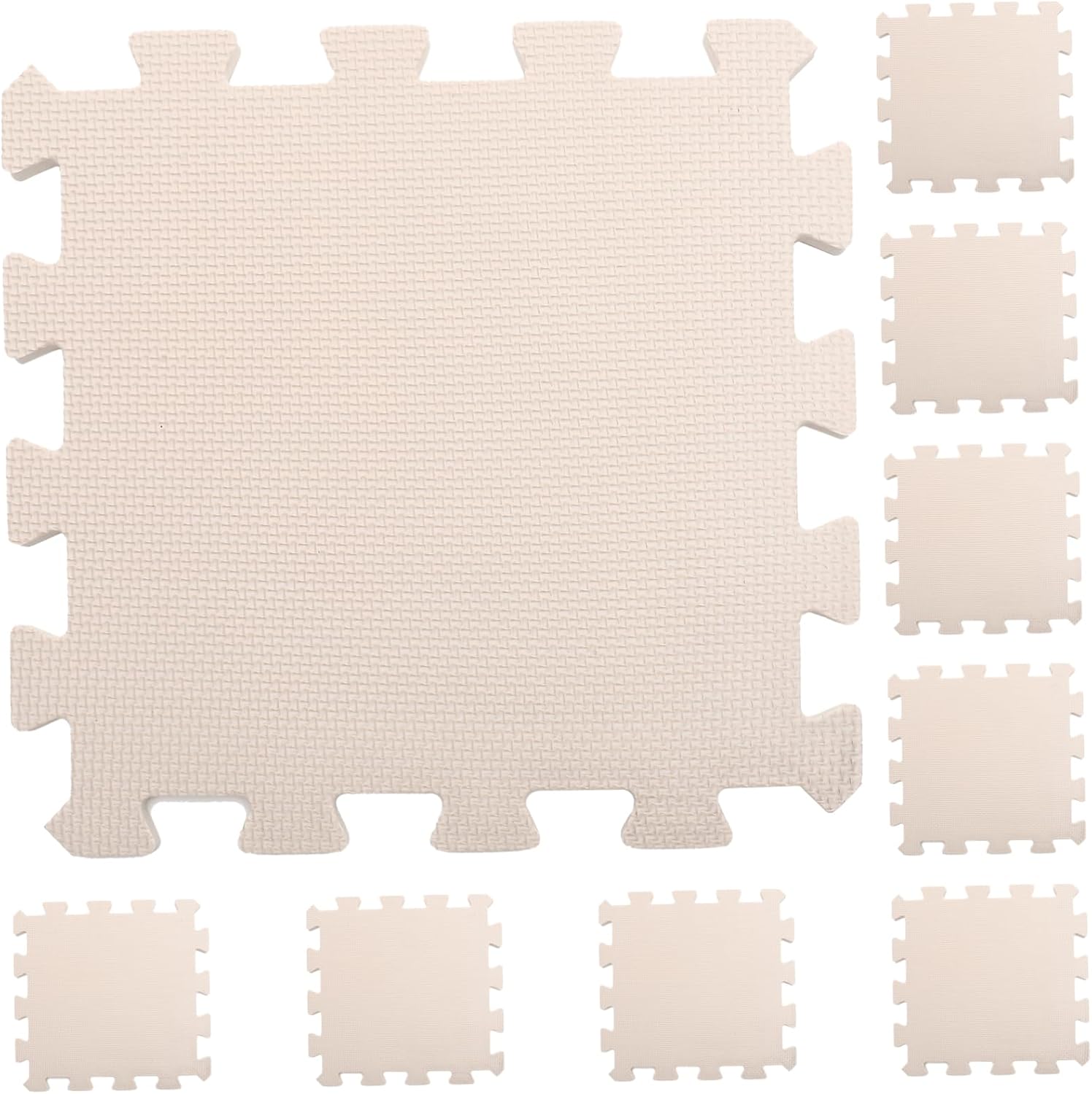 AKOOSY Detachable Portable Foam Crochet Blocking Mat 9-Piece Multi-Function Knitting Board for Knitting Projects Convenient Blocking Pad for Crocheters
