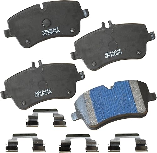 Vista 106 de Bendix Premium SBM8 - Pastillas de freno semimetálicas Premium para modelos seleccionados Buick Special, Camaro, Corvette, Phaeton, Olds F85, Vista