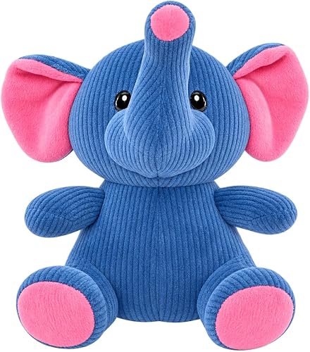 DARO Squishy Elephant Plush Dog Toy 30cm | Fetch & Interactive Play, Safe & Non-Toxic, Surface Washable, Small to Large Dogs, Reduces Boredom