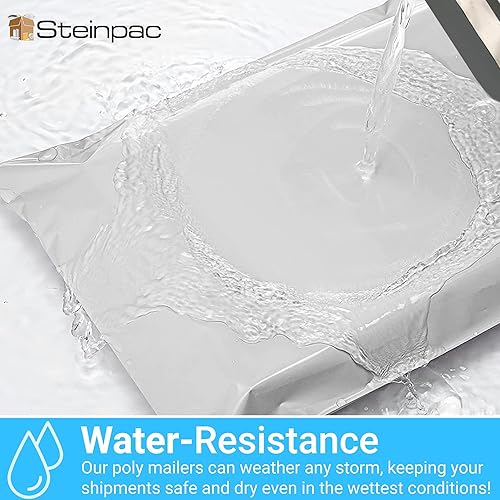 Miniatura 5 de Steinpac Sobres de polietileno de 10 x 13 pulgadas  Paquete de 50  Sobres de paquete autosellantes, bolsas de envío resistentes al desgarro,