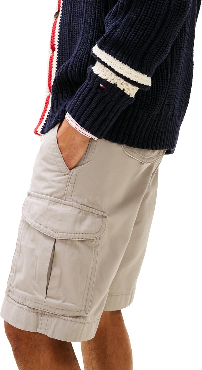 Tommy Hilfiger Men's 6 Pocket Stretch Cotton Cargo Shorts