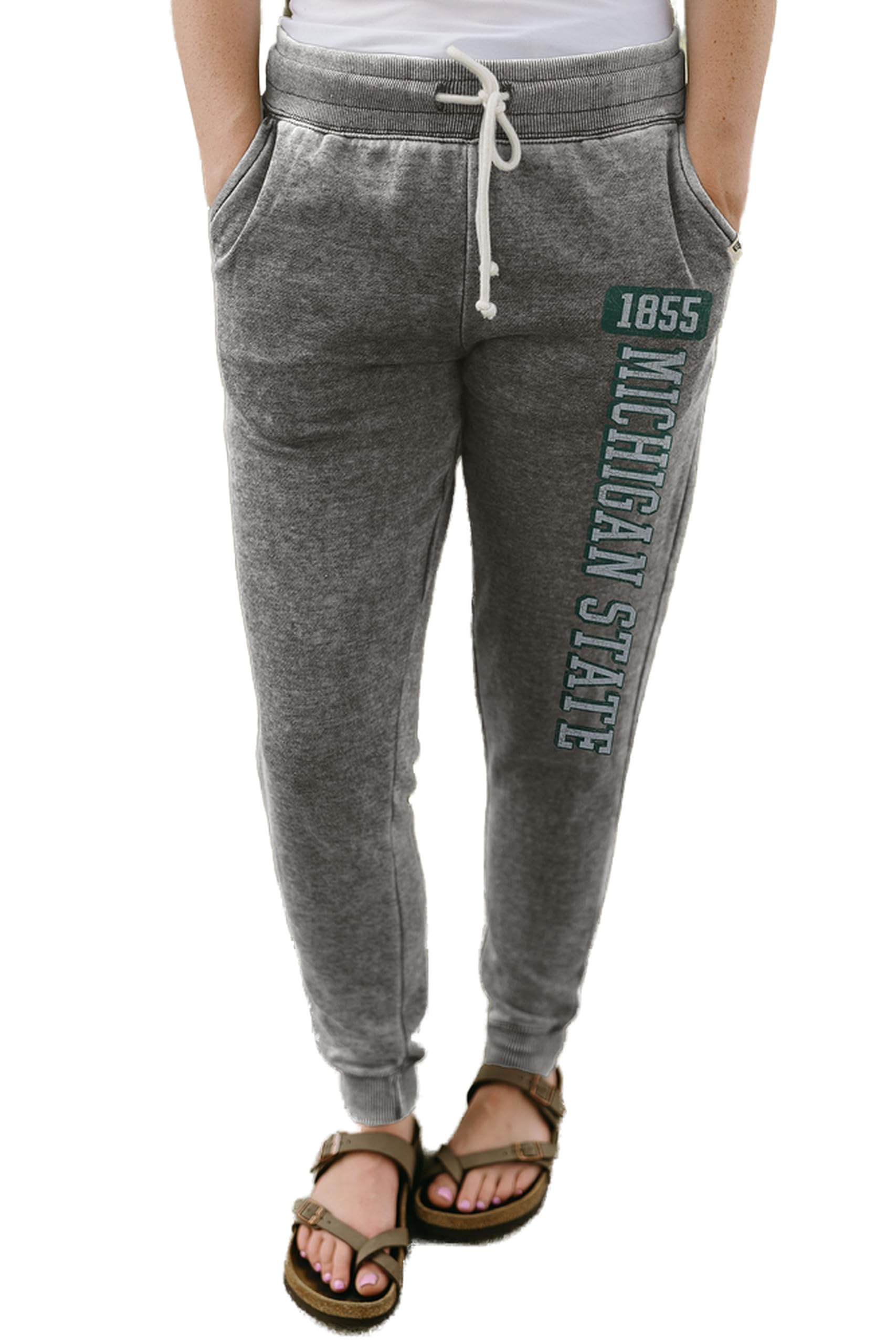Blue 84 NCAA Womens NCAA Officially Licensed Women's Jogger Sweatpants Burnout