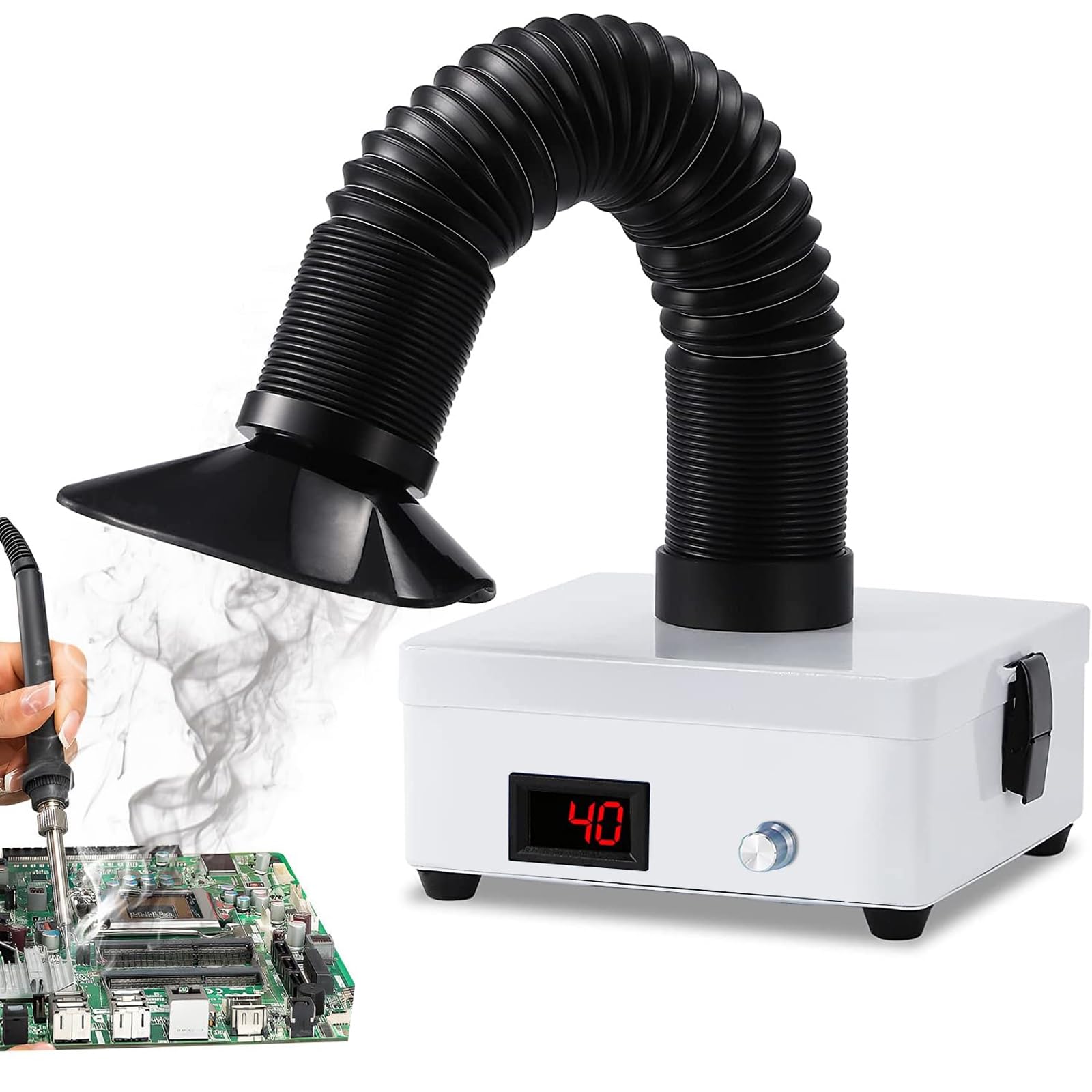 Absorbeur de fumée à forte aspiration pour éliminer les odeurs de soudure