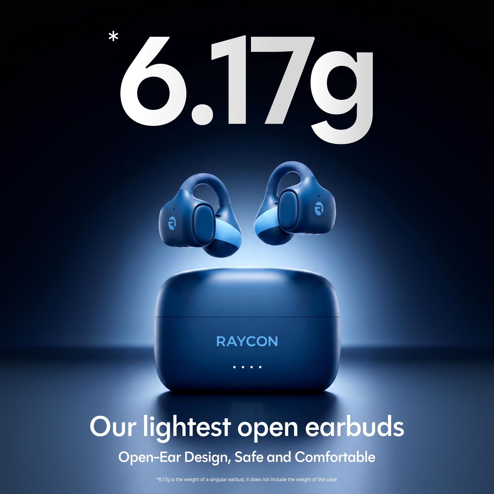 Auricolari a clip per uso quotidiano di Raycon | Design con clip per orecchie aperte