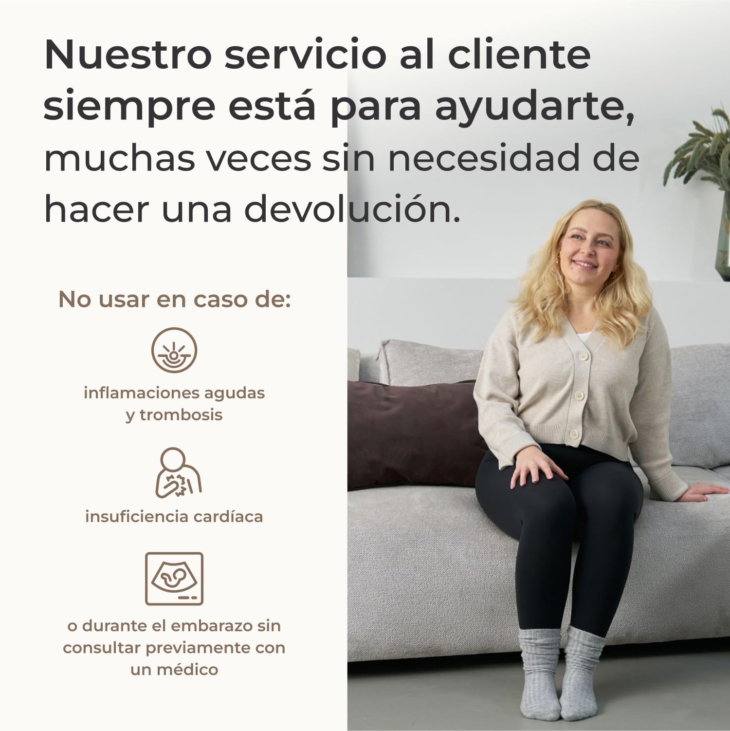 Venen Engel ® 8 Premium Masajeador por presoterapia para casa de piernas con botas con 8 cámaras de aire - masajeador por presoterapia con 6 programas