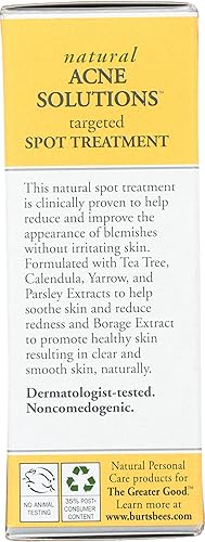 Miniatura 6 de Burts Bees Natural Acné Solutions Tratamiento de manchas dirigido para pieles grasas 026 onzas
