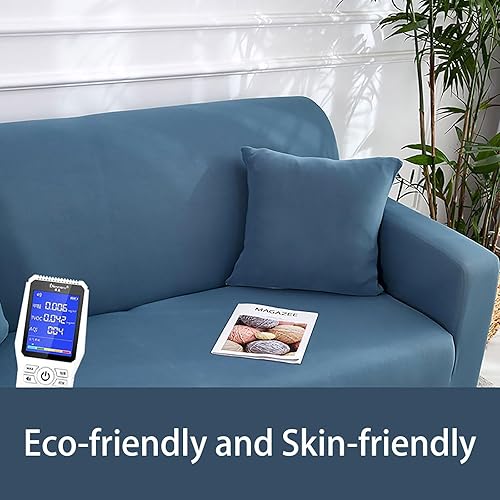 Miniatura 4 de Konsilsa Funda para sofá, funda elástica para sofá de 12345 plazas, funda suave de cubierta completa, protector de muebles de sofá (color E, tamaño