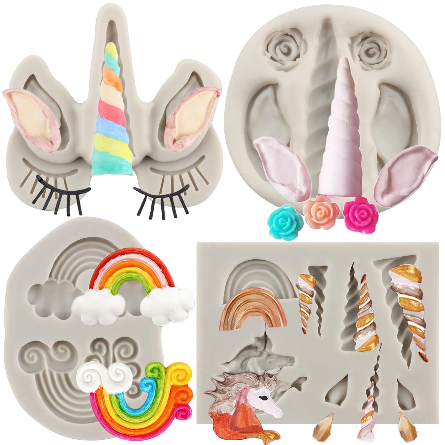 Moule Silicone Fondant Motif Corail Et Algues - Résistant -40°C à 230°C, Pour Chocolat, Pâte à Sucre, Résine