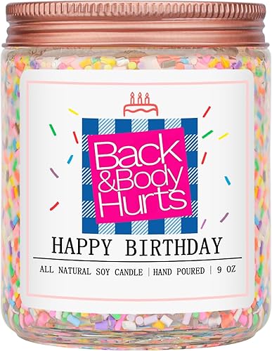 Homsolver Birthday Candles Gifts for Her and Him - Gifts For Best Friend