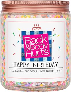 Homsolver Birthday Candles Gifts for Her and Him, Birthday Gifts for Women Men, Unique