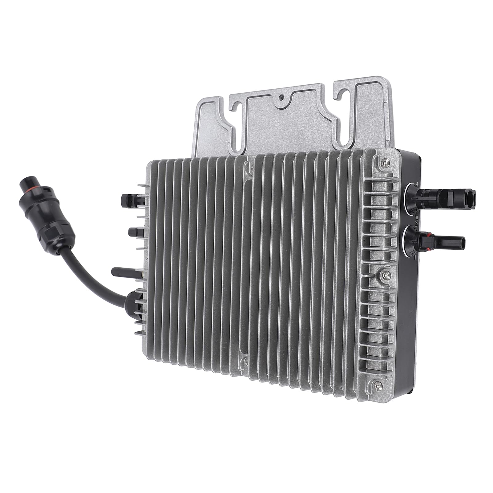 Jiawu Solar-Grid-Tie-Mikro-Wechselrichter, 700 W, Integrierter MPPT, Reiner Sinus, IP67, Wasserdicht, WiFi-Überwachung, Solar-Mikro-Wechselrichter, Gehäuse aus Aluminiumlegierung mit Ec