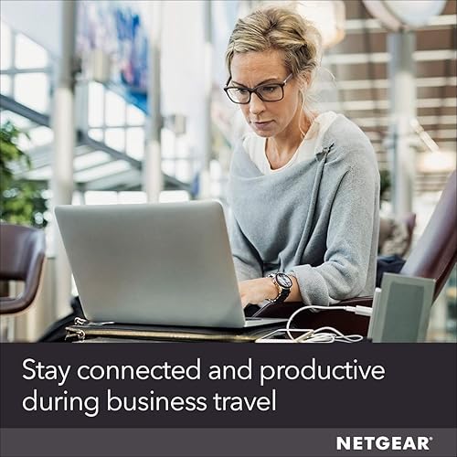 Miniatura 3 de NETGEAR Hotspot WiFi móvil  Enrutador 4G LTE AC797-100NAS  Velocidad de descarga de 400 Mbps  Conecta hasta 15 dispositivos  Crea una WLAN en