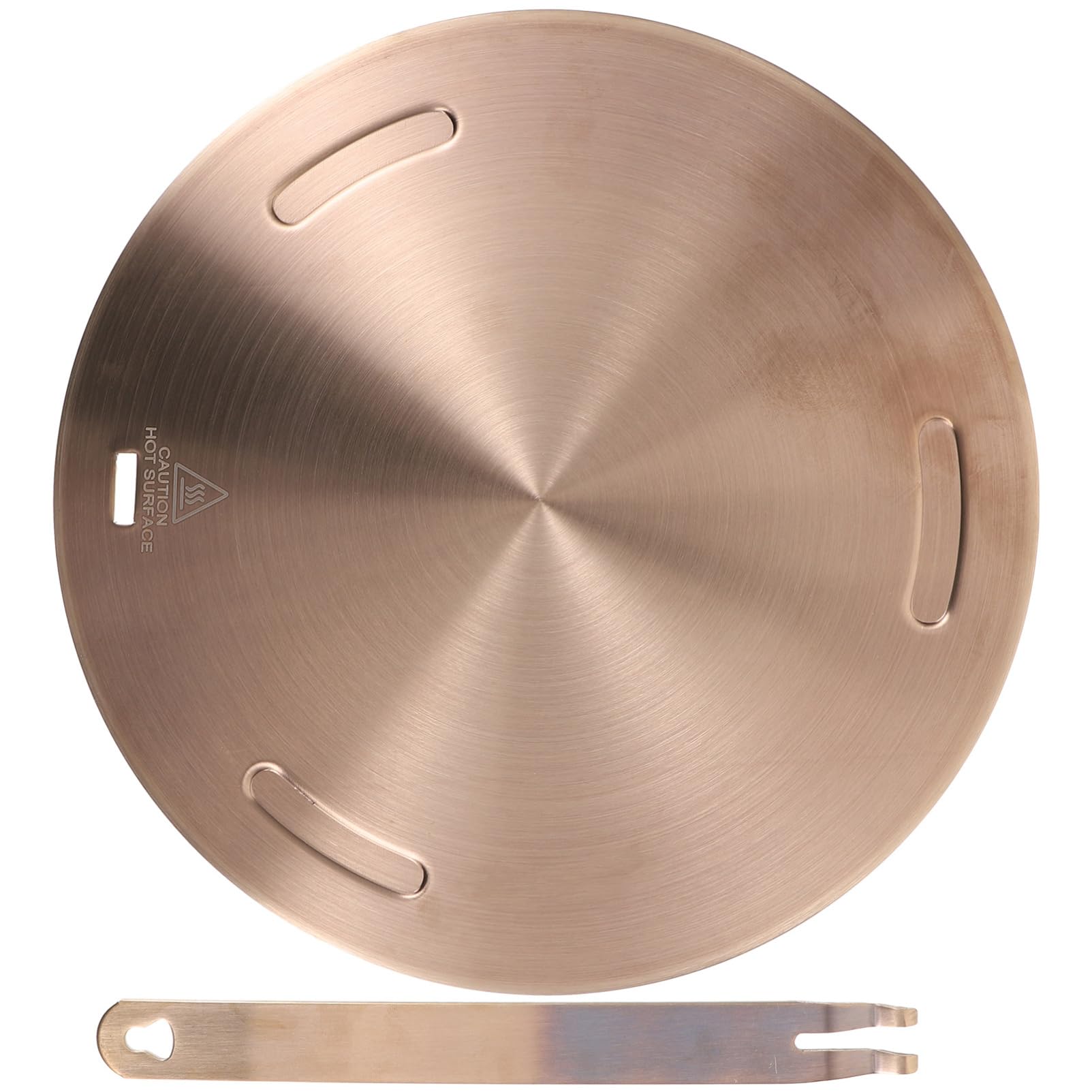 DECHOUS Diffusore di Calore per Piano Induzione, Piastra Adattatore in Acciaio Inox e Lega di Alluminio, per Cucina e Cottura Uniforme