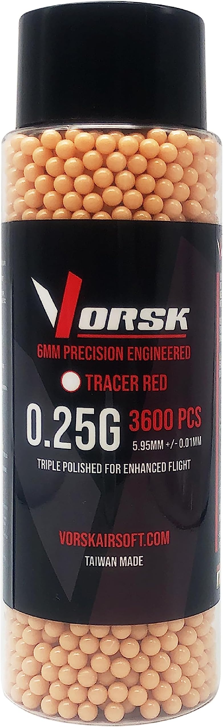 Vorsk Tracer BBs - 0.25g - Red