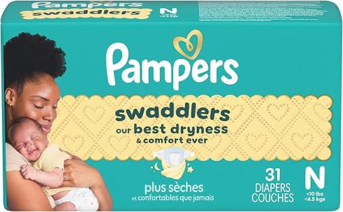 Miniatura 230 de Pampers Swaddlers - Pañales desechables muy suaves para bebé talla 1, 198