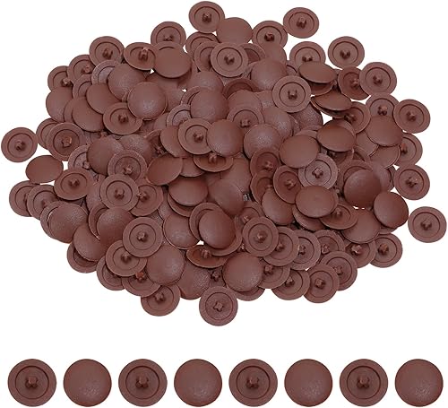 Mini Skater 200 tapas de rosca, tapas de plástico autorroscantes para orificios de rosca de 0.315 in de diámetro, tapas de rosca planas cruzadas,