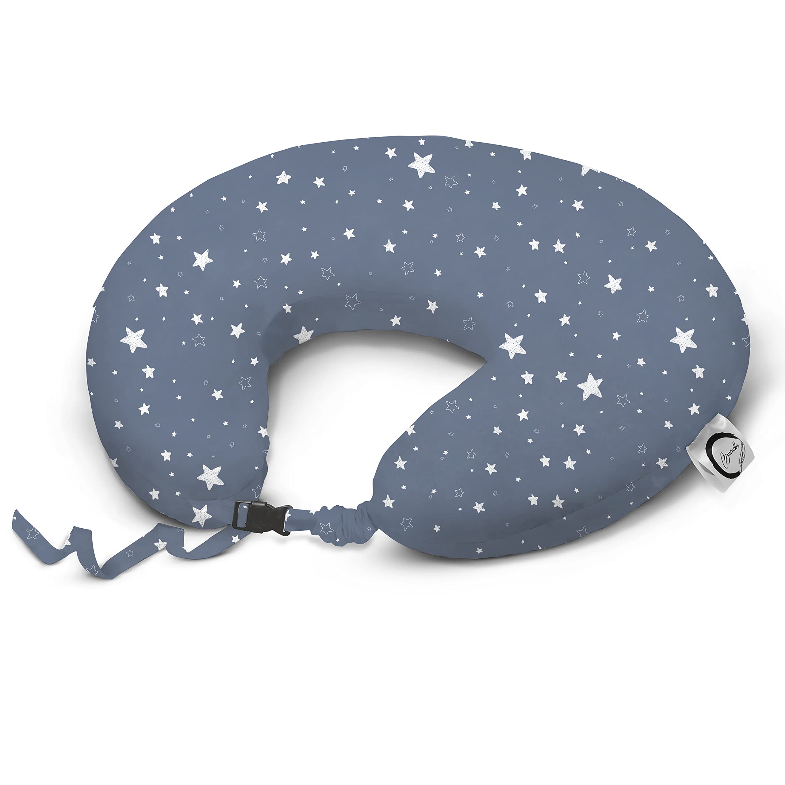 Breastfeeding/Nursing Pillow - Blue Stars
