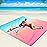 WIWIGO Beach Blanket Waterproof Sandproof Beach Mat 79 X 83/10\'x9\'for 2-8 Adults Quick Drying Outdoor Picnic Mat Beach Accessories for Travel, Camping, Hiking