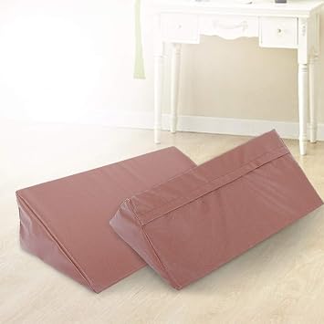 Bed Wedge Pillow Leg Elevation Back Lumbar Support Cushions Waterproof Pu Leather Cover Soft Foam Cushion Support Pillow Folerly Material Health