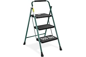 HBTower 3 Step Ladder: Your Durable and Versatile Kitchen Companion